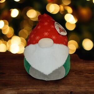 NEW Squishmallows Christmas 12” Guri Winter Gnome - Red Snowflake Hat - Kellytoy